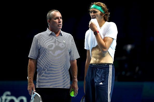 Ivan Lendl and Alexander Zverev